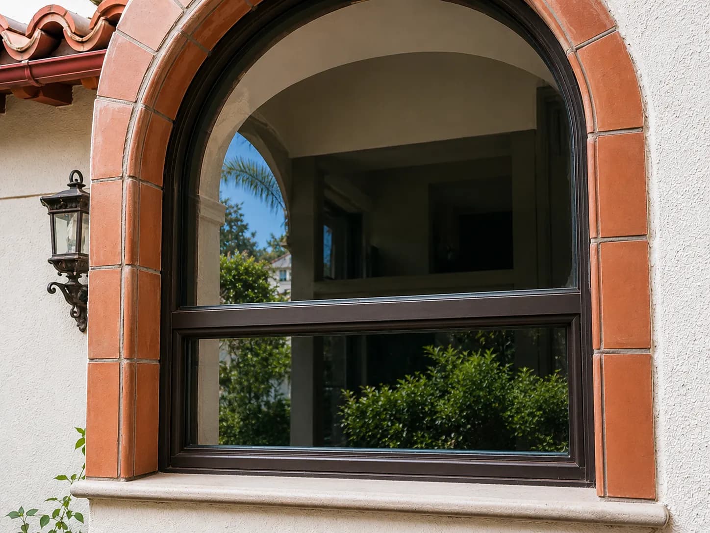 Window Cleaning before and after in Calabasas