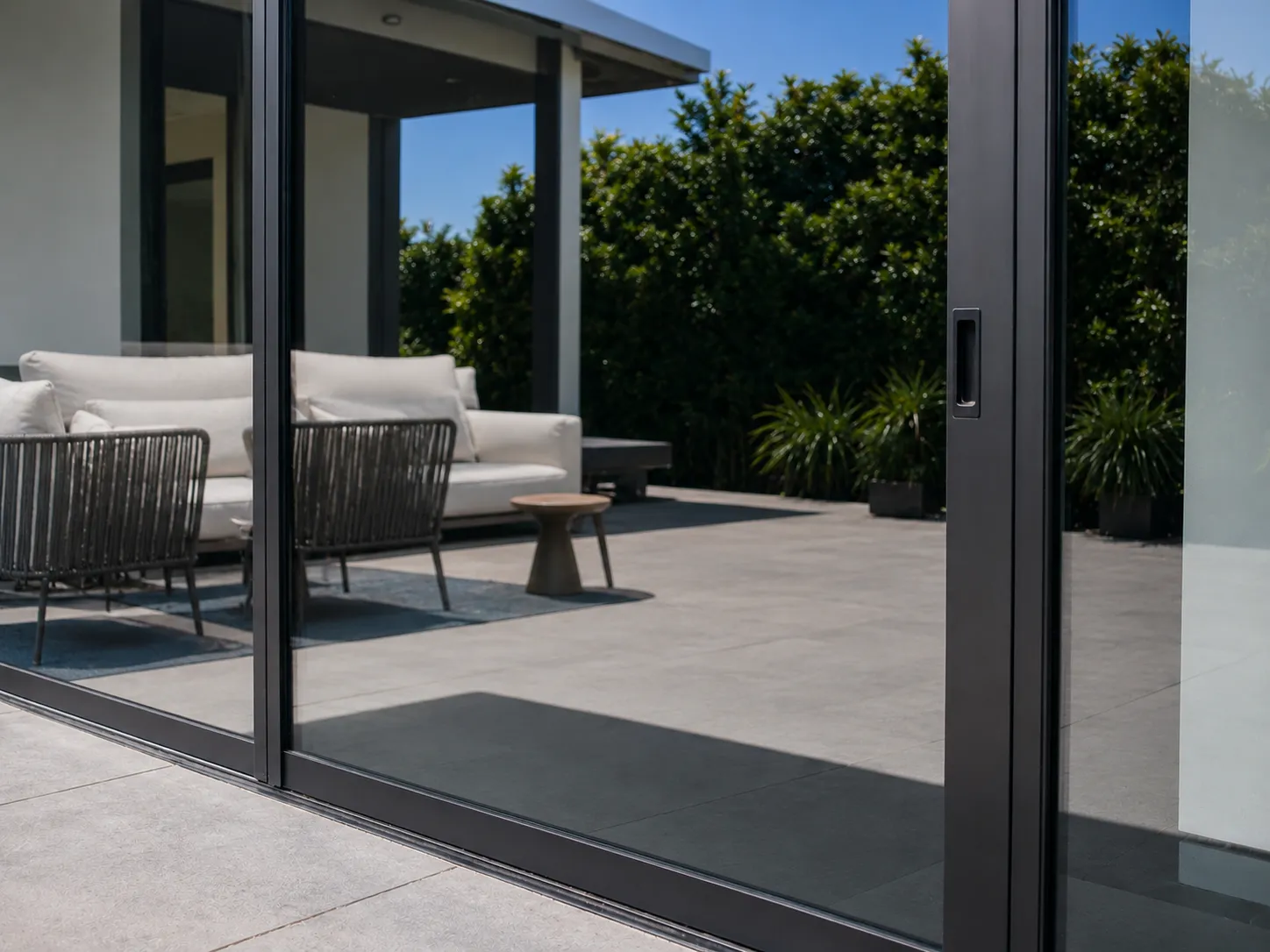 Window Cleaning before and after in Calabasas